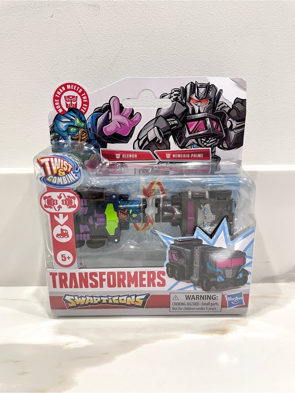 NEW Transformers Swapticons Clench & Nemesis Prime